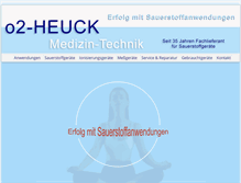 Tablet Screenshot of o2-heuck.de